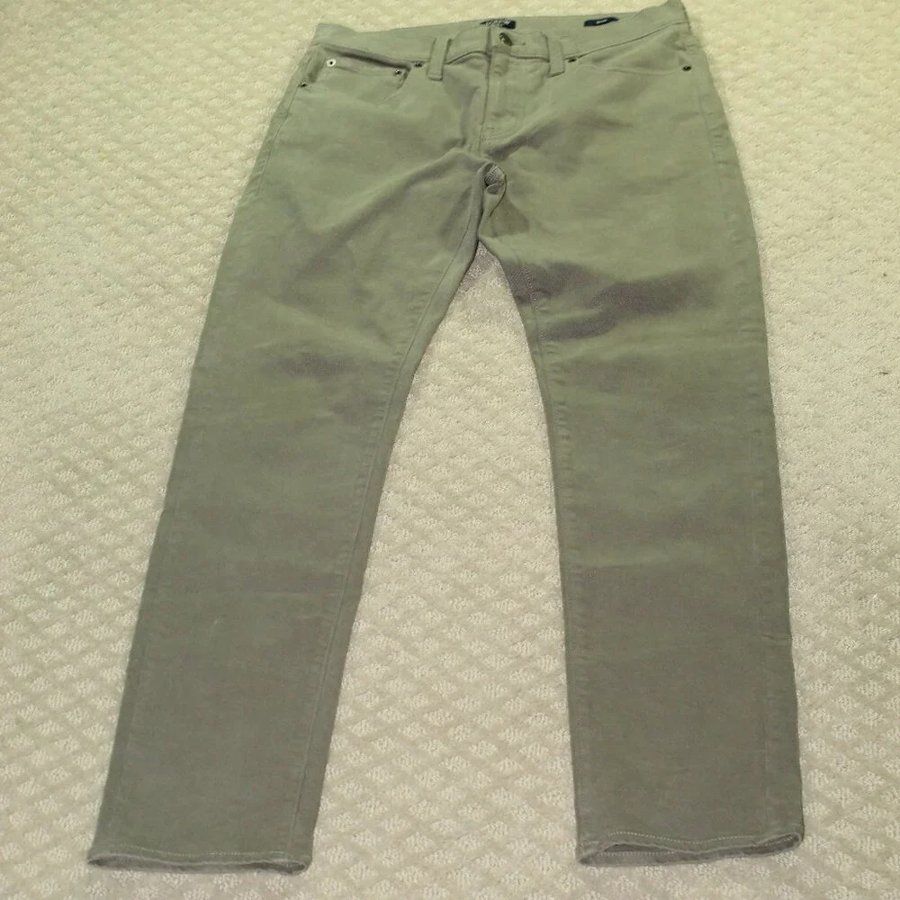 NWOT J. Crew Men's Slim Fit Pants Soft Touch Cotton 29x32 Loden Green